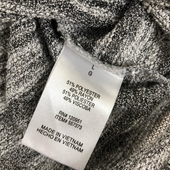 Olive‎ & Oak Marled Sheer Dolman Top - L - Picture 7 of 7